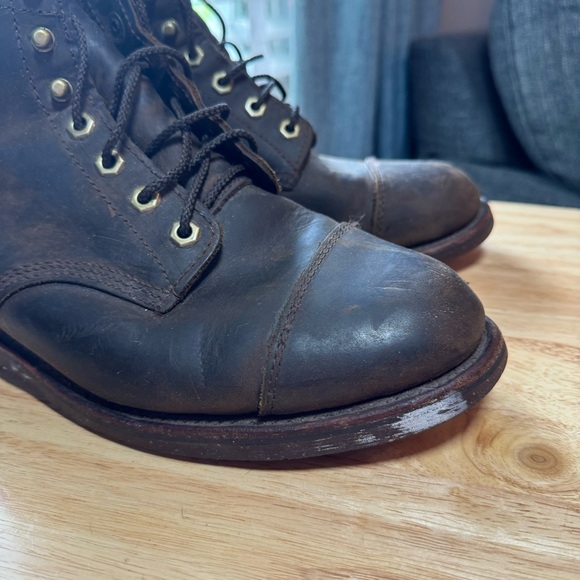 L.L. Bean Chippewa Katahdin Iron Works Engineer Boots Men’s Size 10.5 Brown - Picture 4 of 9